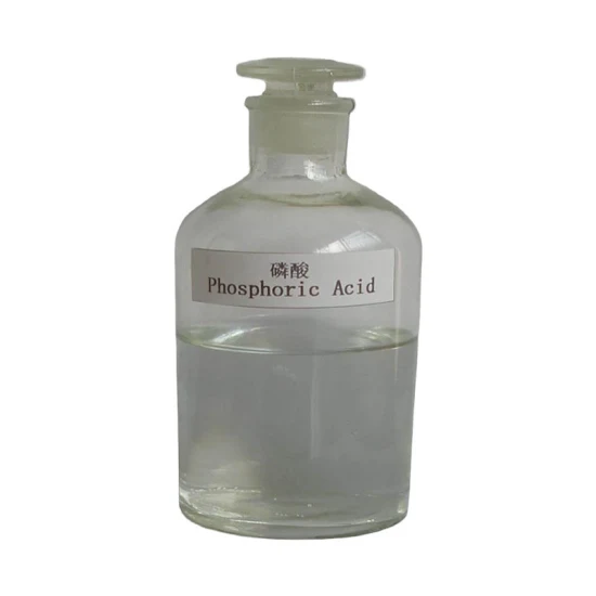 Precios Ácido líquido PA 75% 85 Planta fosfórica de grado alimenticio Venta al por mayor Ácido de alta calidad PA 85% fosfórico